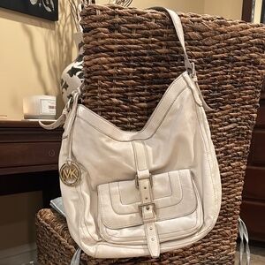 Michael Kors White Shoulder Bag